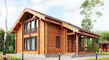 дома из профилированного бруса строительство