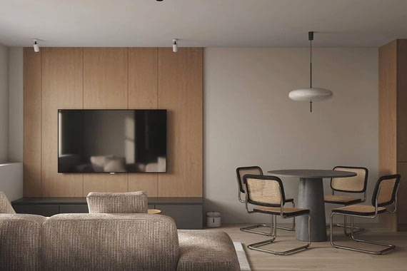 дизайн квартиры в графичном стиле