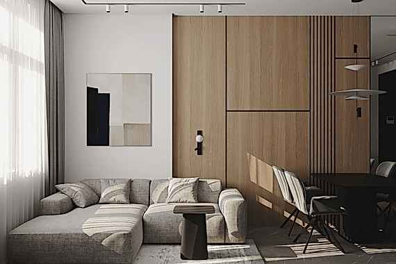 Минималистичный дизайн компактной квартиры6