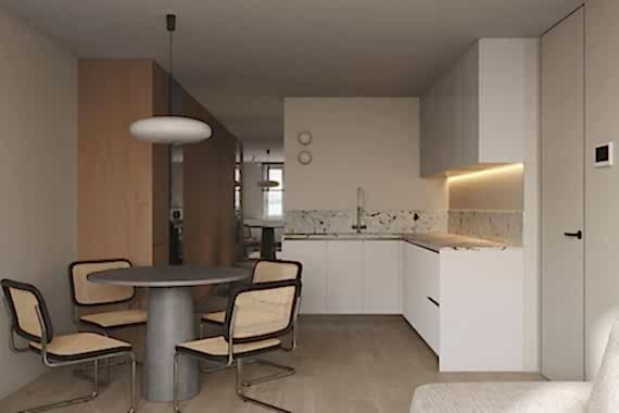 дизайн квартиры  в сером