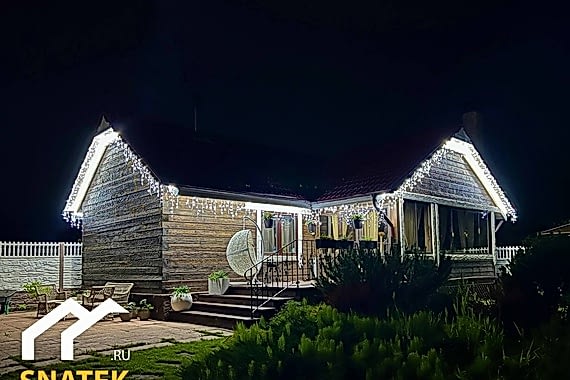 подсветка коттеджа Видный 4