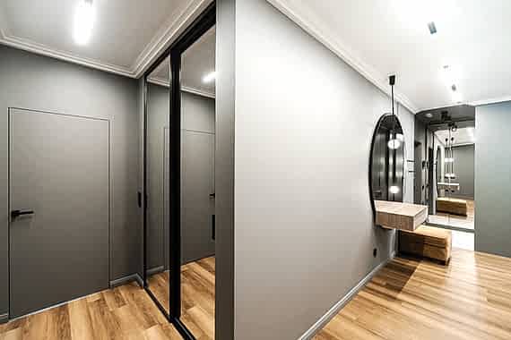 современная квартира стиль минимализм78